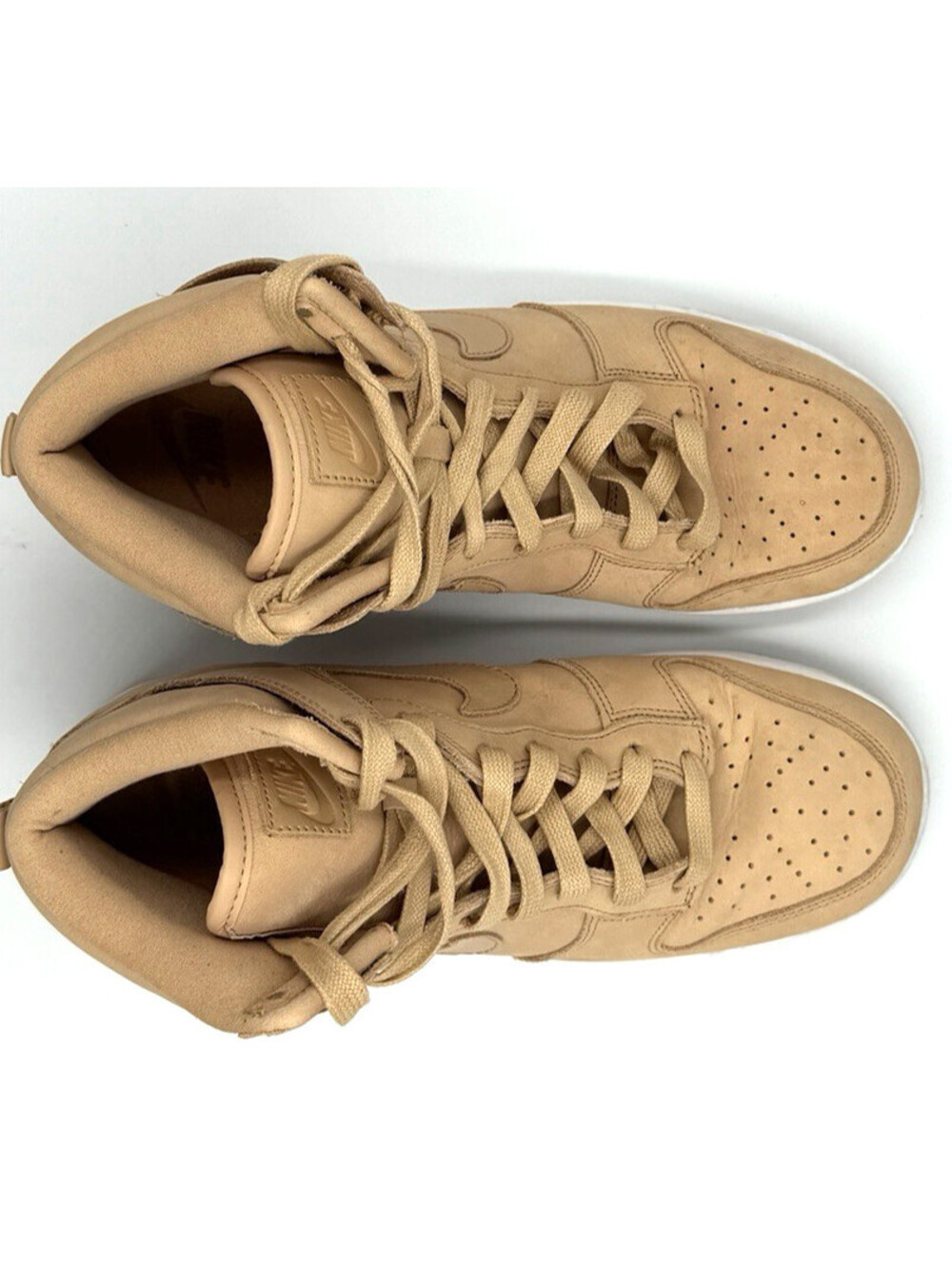 Nike Dunk High Vachetta Tan White Women's Size 10 Sneakers DX2044-201 - Picture 6 of 6